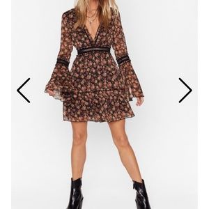 Nasty Gal- Floral Dress